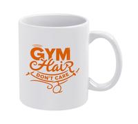 Al Cabello Del Gimnasio No Le Importa Taza De Café Cerámica Taza Con Asa Tazas 330Ml Para Bebidas Zumo Cacao