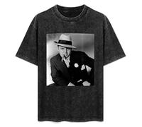 Al Capone Suit Cigar American Gangster Retro Vintage T T-Shirt Black 3XL