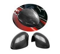 Al estilo británico MINI R50 R52 R53 2002-2006, Cubiertas de espejo retrovisor, Juego de tapas de espejo lateral para Mini Cooper One S JCW(Patrón de carbono)