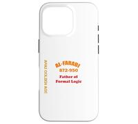 Al-Farabi Padre de la lógica Formal Alpharabius Carcasa para iPhone 16 Pro