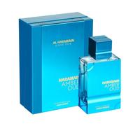 Al Haramain Amber Oud Aqua Dubai - Eau de Perfume en espray de 100 ml, perfume árabe de lujo para mujeres y hombres, fragancia afrutada, fresca, ámbar y almizcle