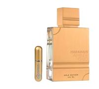 .Al Haramain. Amber Oud Gold Edition 60ml + Atomizador Recargable 5ml