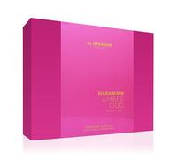 Al Haramain Amber Oud Ultra Violet set de regalo para mujer Eau de Parfum 75 ml + Eau de Parfum 30 ml + bruma corporal