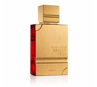 Al Haramain Amber Rouge 60ml | Eau de Parfum para mujer | Perfume de ámbar y oud de larga duración para mujeres y hombres | Lujosa fragancia árabe unisex con cálidas notas de azafrán y maderas