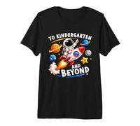 Al jardín de Infantes y más allá del Primer día de Clases de astronautas Camiseta Premium