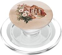 Al Khazneh Petra Jordan Travel Wanderlust Museo de Vacaciones PopSockets PopGrip para MagSafe