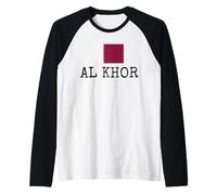 Al Khor Country Qatar Viaje familiar Niños Hombres Mujeres Camiseta Manga Raglan