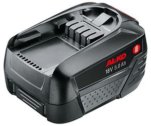 AL-KO Bosch Home and Garden B100 Li - Batería de 18 V, 5,0 Ah, 105/46 min, con Cargador C50 Li/Cargador rápido FC100 Li, 90 vatios/Hora, 670 Gramos de Peso, Color Negro
