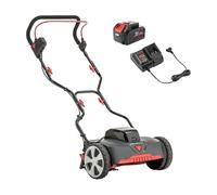 AL-KO Cortahusillos inalámbrico Razor Cut 38.6 Li HM Comfort, 38 cm de ancho de corte, tecnología de corte sin contacto, para superficies entre 50-150 m², 1 batería (4,0 Ah/2,0 Ah) y cargador incluido