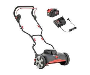 AL-KO Cortahusillos inalámbrico Razor Cut 38.6 Li HM Comfort, 38 cm de ancho de corte, tecnología de corte sin contacto, para superficies entre 50-150 m², 1 batería (4,0 Ah/2,0 Ah) y cargador incluido
