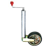AL-KO Rueda de apoyo galvanizada, goma maciza, 60 mm, 243 888 para motocicleta
