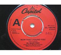 Al Martino - Al Martino Now That I've Found You 7" Capitol CL16078 EX 1979 there is handwriting on the label