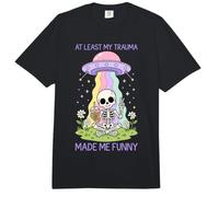 Al Menos mi Trauma me Hizo Divertido Humor autodeprecante Comfort Colors Adult Heavyweight T-Shirt