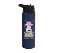 Al menos mi trauma me hizo divertido humor autodeprecante Stainless Steel Insulated Water Bottle