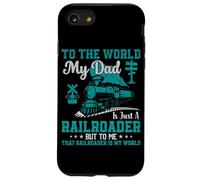 Al Mundo Mi papá es Solo un ferrocarril Pero para mí Ese Tren Carcasa para iPhone SE (2020) / 7/8