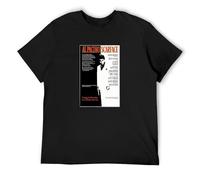 Al Pacino Scarface Movie Poster Men's T-Shirt Unisex Black Cotton Print tee Shirts 3XL