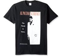 Al Pacino The World Is Yours Unisex 100% Cotton Short-Sleeve T-Shirts Black S
