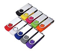 Al por mayor, Lote, Paquete - 5X/10X/20 Unidades de memoria flash USB metálicas, unidades de salto, unidades de pulgar, unidades de almacenamiento plegables (16MB (No GB), 20 unidades)