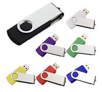 Al por mayor, Lote, Paquete - 5X/10X/20 Unidades Flash USB Metálicas Jump Thumb Drives Plegables Memoria de Datos Pen Disk (64GB, 20UDS)