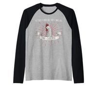Al Principio me importaba Pero Luego FUI como Nah Cluck You Funny Camiseta Manga Raglan