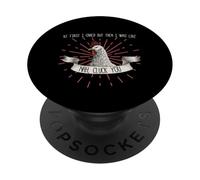 Al Principio me importaba Pero Luego FUI como Nah Cluck You Funny PopSockets PopGrip Adhesivo