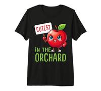Al recolector de Manzanas más Lindo del huerto le Encanta Recoger Manzanas a los niños Camiseta Premium