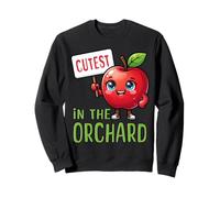 Al recolector de Manzanas más Lindo del huerto le Encanta Recoger Manzanas a los niños Sudadera