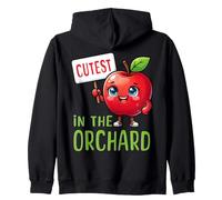 Al recolector de Manzanas más Lindo del huerto le Encanta Recoger Manzanas a los niños Sudadera con Capucha