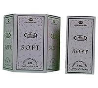 Al-Rehab - Juego de 6 aceites aromáticos SOFT 6 ml notas vainilla y caramel - almizcle Attar sin alcohol - Perfume oriental para mujer y hombre - Fabricado en Dubai