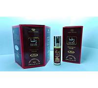 Al-Rehab Rasha Caja de 6 x 6 ml de aceite de perfume - directo de Al Rehab UK Distribuidor
