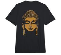 Al revés Cabeza de Buda Siddhartha Gautama Comfort Colors Adult Heavyweight T-Shirt