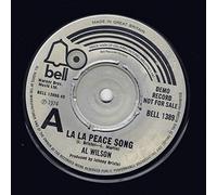 AL WILSON - LA LA PEACE SONG 7 INCH (7" VINYL 45) UK BELL 1974