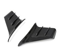 ala aerodinámica Alerón Deflector Aerodinámico Lateral Universal para Motocicleta S1000RR, S1000XR, S1000R, HP4, F900R, F900XR Winglets(Bright Black)