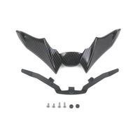 ala aerodinámica Alerón Delantero Desnudo Motocicleta, Kit De Alas Aerodinámicas, Alerón para Yamaha para MT-09 2021-2023(Carbon Fiber)