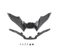 ala aerodinámica para Yamaha para MT-09 2021-2023 Motocicleta Desnudo Alerón Delantero Winglet Aerodinámico Kit De Alas Spoiler(Forging Texture)