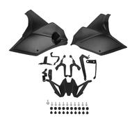 ala aerodinámica Protector Panel Marco Cuerpo Carenado Inferior Alerón Motor Vientre Motocicleta para Yamaha para MT-07 para FZ-07 2021-2024(Negro)