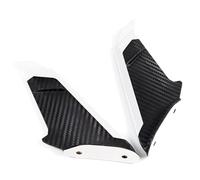 Ala Carenado Para R15 Para R25 Para RSV4 Lateral Para Motocicleta Aerodinámico Para Motocicleta Aleta Fija Viento Aire Accesorios Universales Actualización(White)