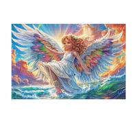 ala Colorida Angel Puzzle 1000 Piezas Impossible Creativo Haze Arch Cosmos Rompecabezas 3D Obra De Arte para Toda La Familia Juguete Educativo Decoración 1000 PCS