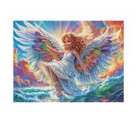 ala Colorida Angel Puzzle 500 Piezas Decoración Moderna Haze Arch Cosmos Rompecabezas para Adultos 3D DIY Creativo Desafío Intelectual Juguete Educativo 500 PCS