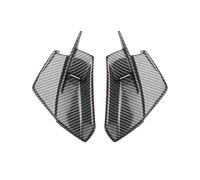 ala De Carga Aerodinámica para Kawasaki para ZX4RR 2019 2020-2024 Kit De Carenado Frontal Aerodinámico De Aleta, Accesorios De Aleta Fija Lateral, Aleta(ABS Carbon Fiber)