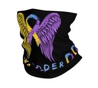 ala De Cinta De Concientización sobre El Cáncer De Vejiga Mujer Hombre Tubular Pañuelo Elástica Bufanda Tubular Transpirable Pasamontañas para Deportes Aire Libre Invierno Clima Frío