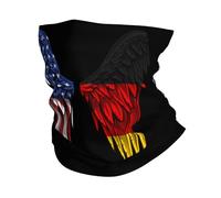 ala De La Bandera Alemana De Estados Unidos Y Alemania Unisex Snood Multifunción Pasamontañas Elástica Braga De Cuello para Invierno Moto Ciclismo Aire Libre