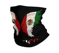 ala De La Bandera Mexicana De México Hombre Mujer Bandana Secado Rápido Pasamontañas Elástico Sombreros para Cámping Motocicleta Yoga