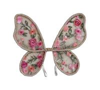 Ala de mariposa para niños, accesorios de fotografía ajustables para eventos temáticos y espectáculos de escenario, ala de encaje