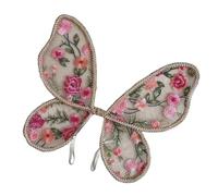 Ala de mariposa para niños, encaje angelical, 550 mm, para sesiones de fotos encantadoras y actuaciones, accesorios de fotografía para niños