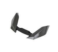 ala de Pico Cubierta Extensora Rueda Extensión Carenado Pico Guardabarros Delantero Motocicleta Negra para BMW R1300GS 2023-2025(Carbon Look)