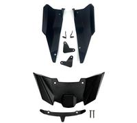ala de Pico para Kawasaki para Z900 2025 para SE Motocicleta Downforce Naked Forntal Spoilers ala Aerodinámica Winglet(Black Combo)