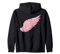 ala de Piedras Preciosas minerales de Sudadera con Capucha