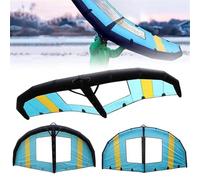 ala de Surf Inflable de Mano for Adultos de 4 a 6 m², Cometa de lámina de Kitesurf con Ventana Transparente, Equipo de Deportes acuáticos al Aire Libre fácil de Transportar for Principiantes(5㎡)