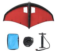 Ala de surf inflable, equipo de deportes acuáticos ligero de mano con diseño de ventana, mochila y correa de surf para alas de viento y juegos acuáticos